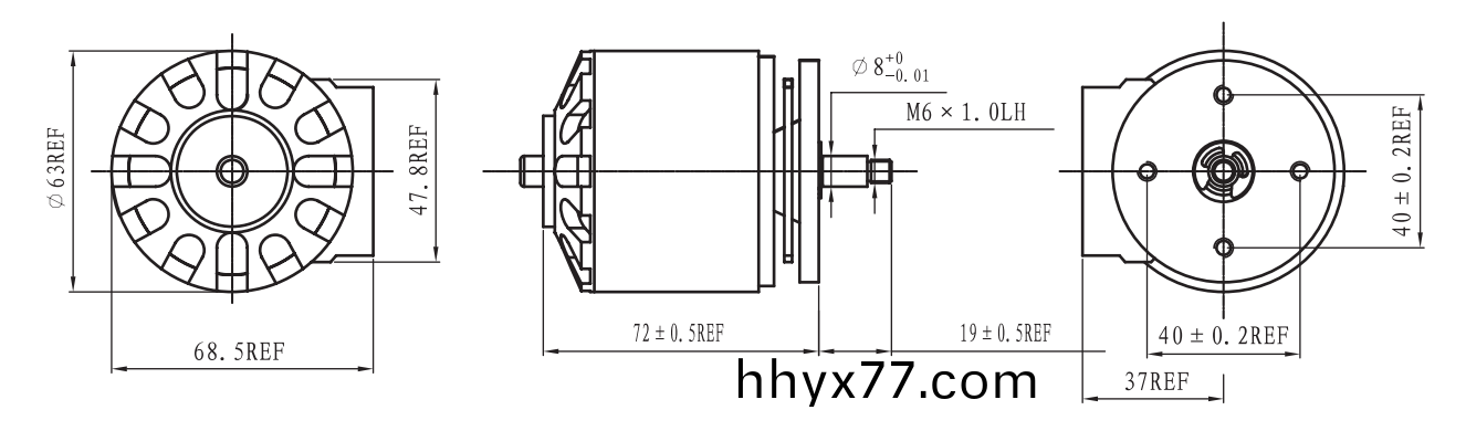 OT-EM6370无刷电机|注射泵电机|输液泵电机|微型电机-万至达电机