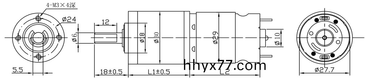 OT-30GP行星减速机_行星齿轮箱
