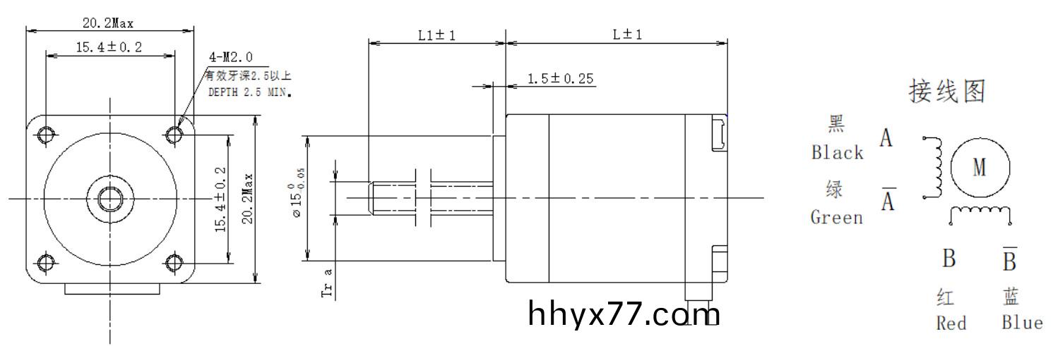 20系列丝杆电机结构